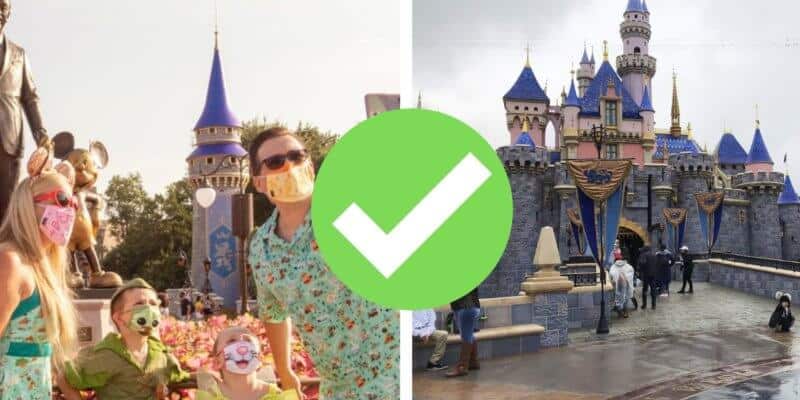 Family taking a Selfie in Disney World