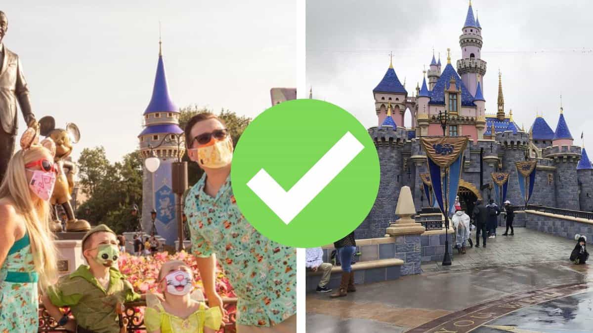 Family taking a Selfie in Disney World