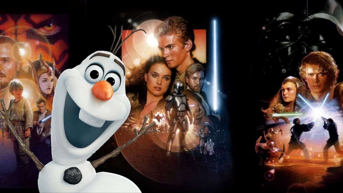 Josh Gad 'Star Wars' with Olaf