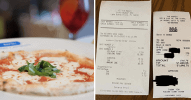 via napoli receipt header