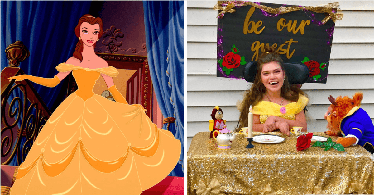 belle adaptive halloween costume