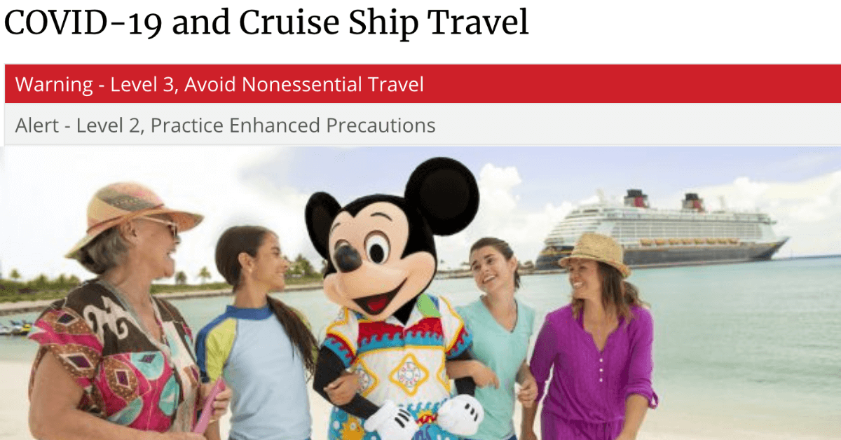 Disney Cruise Line CDC