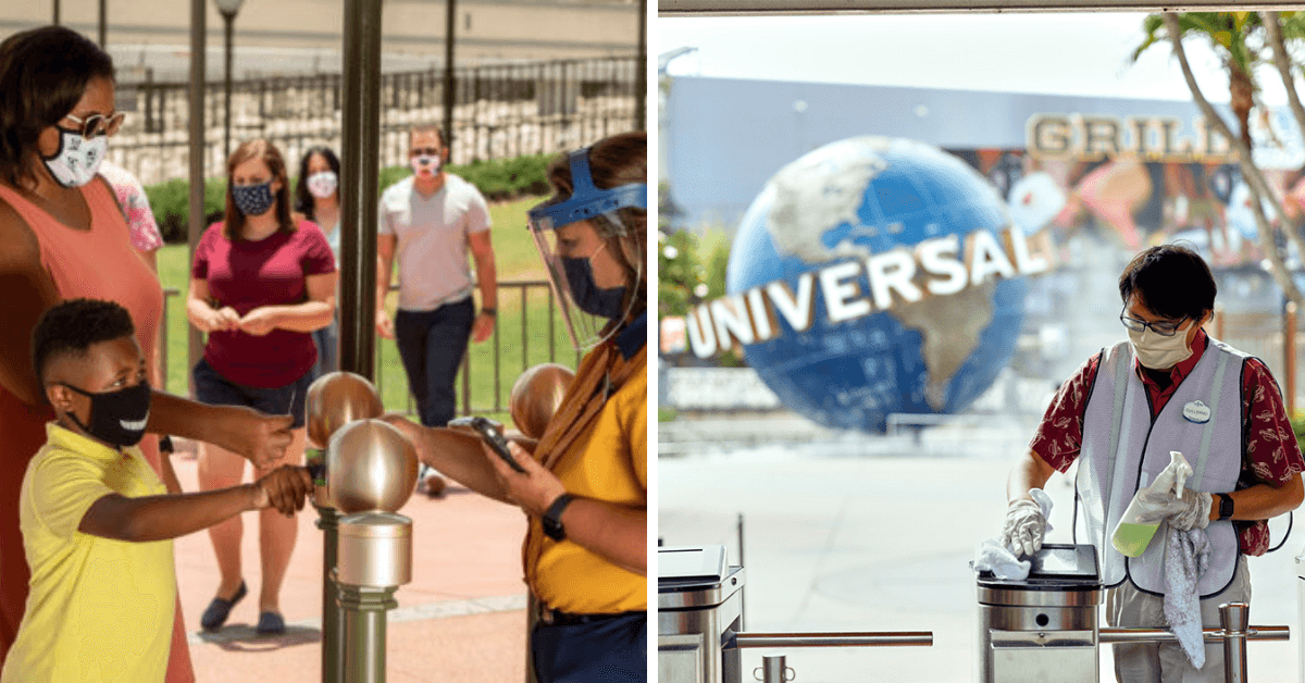 universal and disney ticket scanning