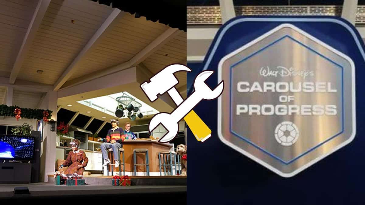Carousel of Progress Under Construction
