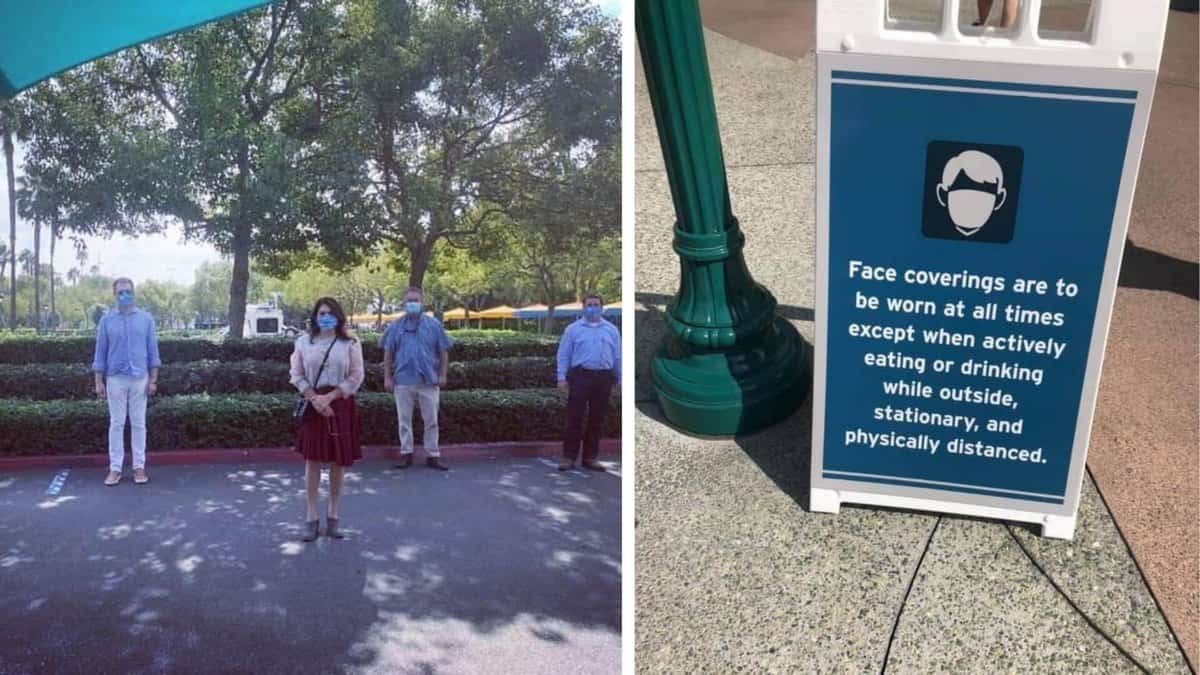 A sign on a sidewalk