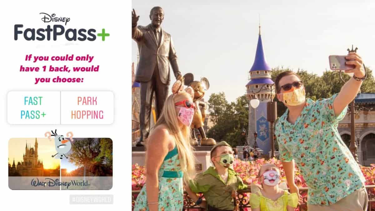 A family posing for the camera at Disney World