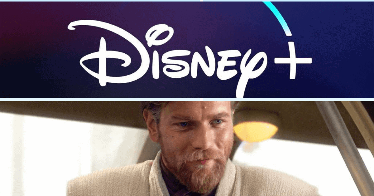 Disney+ Logo (Up) Ewan Mcgregor (Down)
