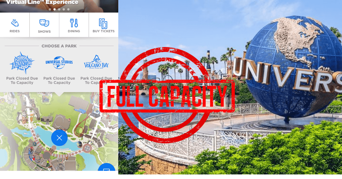 universal orlando capacity