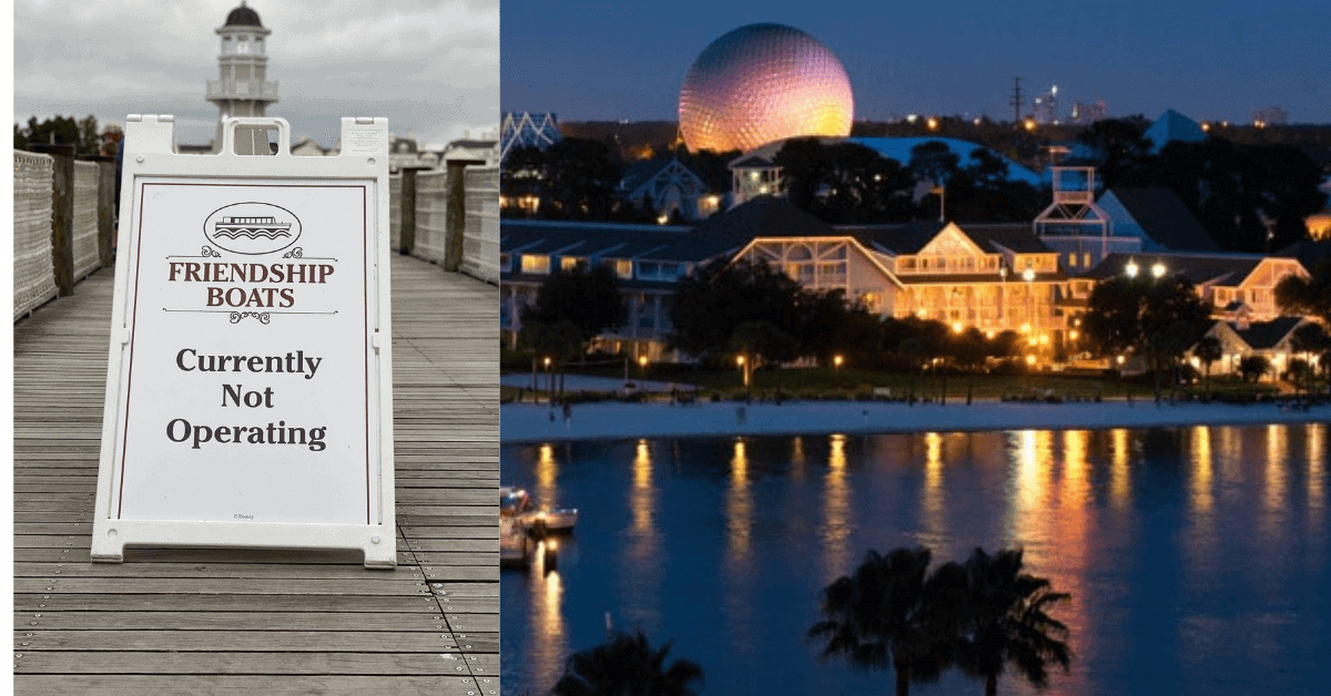boats return to disney world