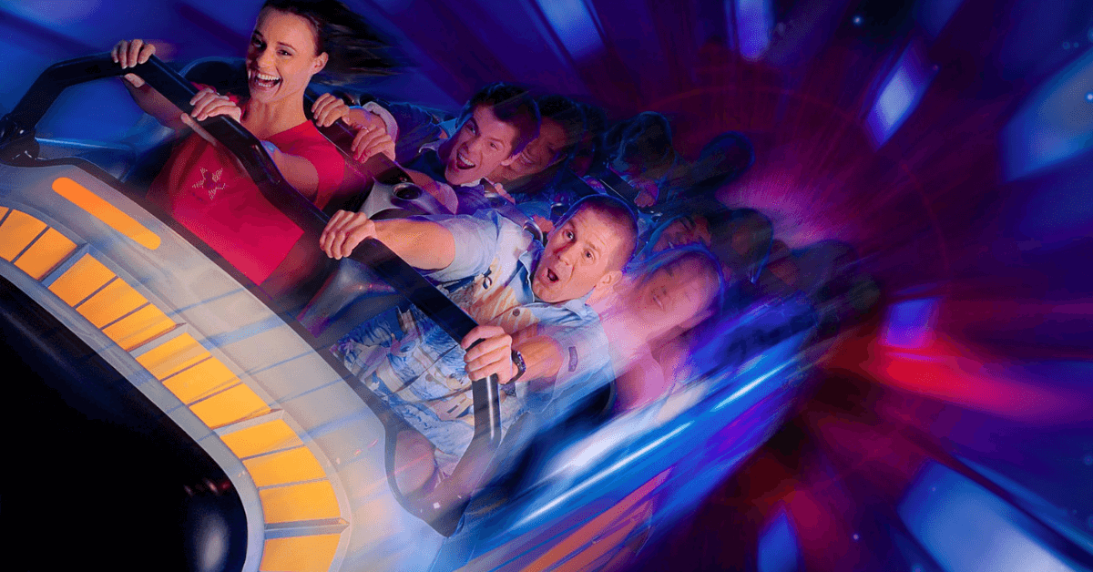 People in a Roller Coaster