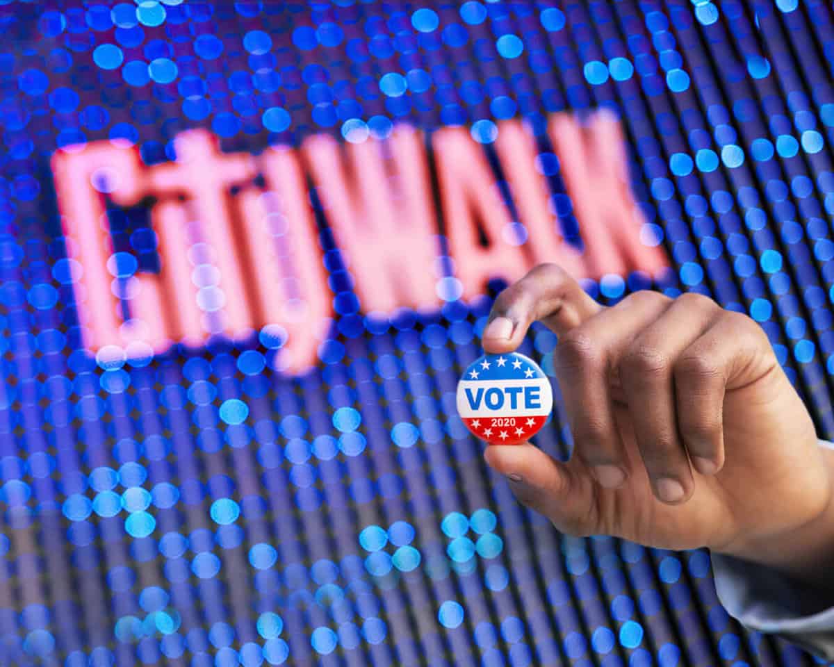 Universal Hollywood CityWalk Voting Center