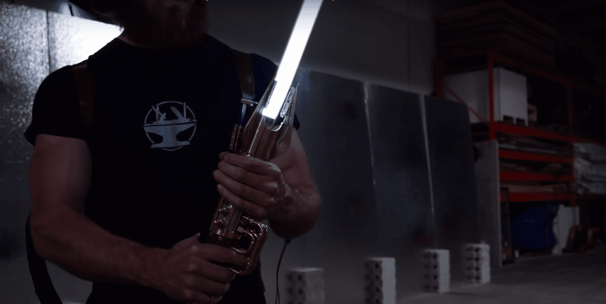 VIDEO: Hacksmith Industries Built a REAL Lightsaber - Inside the Magic