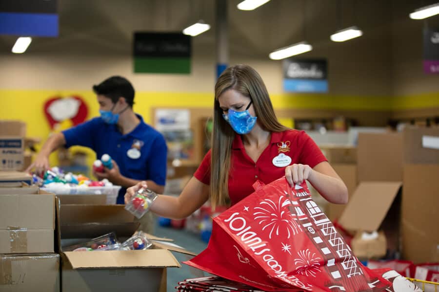 disney donates school supplies
