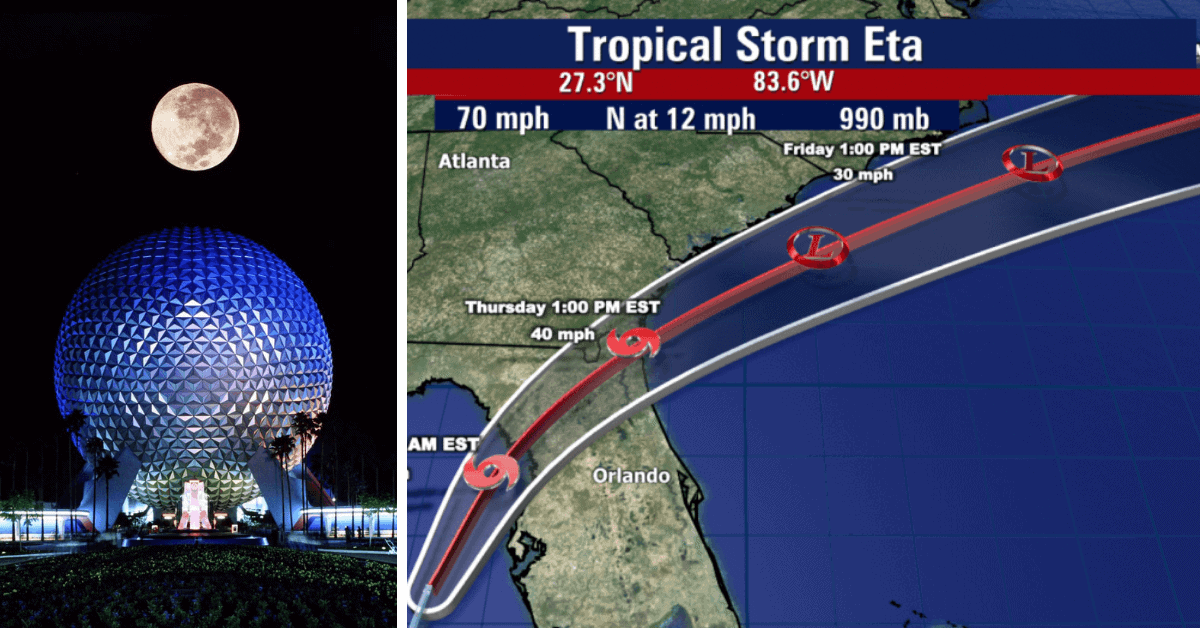 Tropical Storm Eta Disney World
