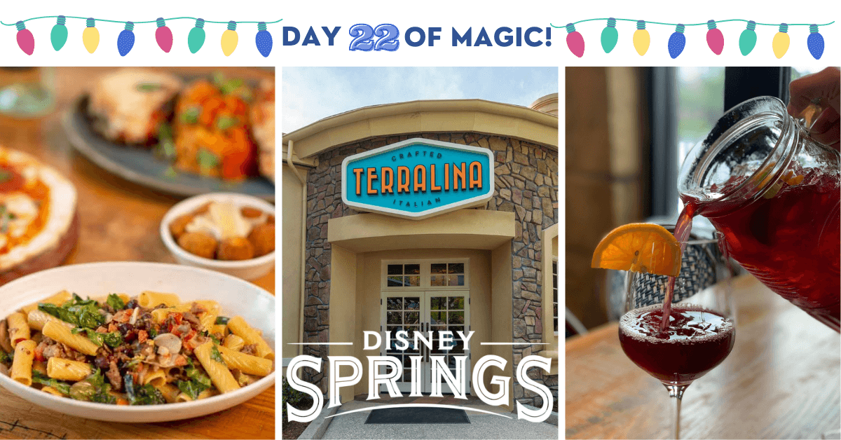 Terralina Crafted Italian store front and food pics