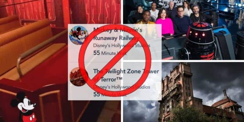Warning Wait Times in certain ride