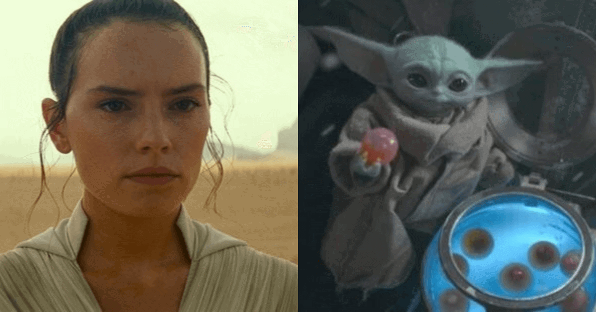 Daisy Ridley Baby Yoda
