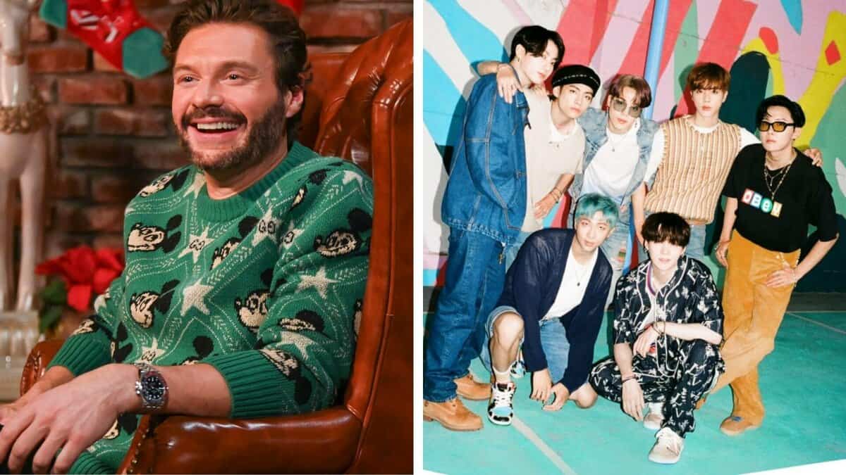 Ryan Seacrest et al. posing for the camera