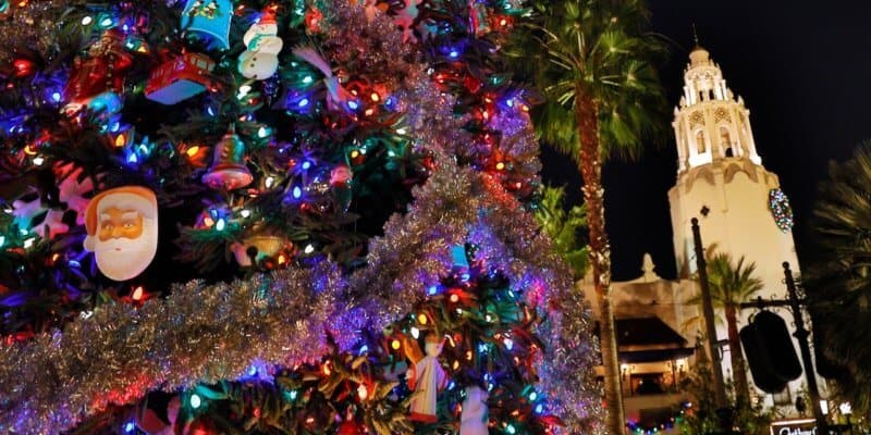 buena vista street tree lighting