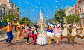 hong kong disneyland celebrates anniversary with reimagined castle