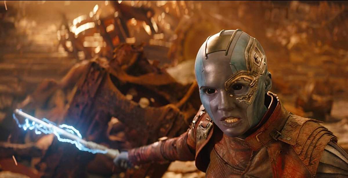 karen gillan as nebula in infinity war