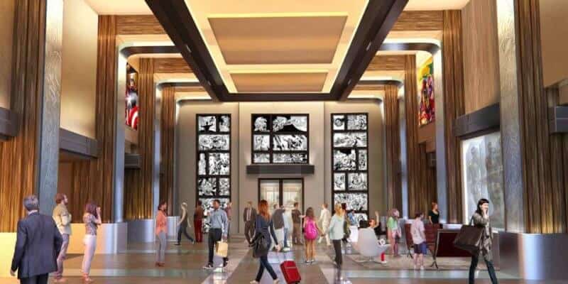 marvel hotel lobby