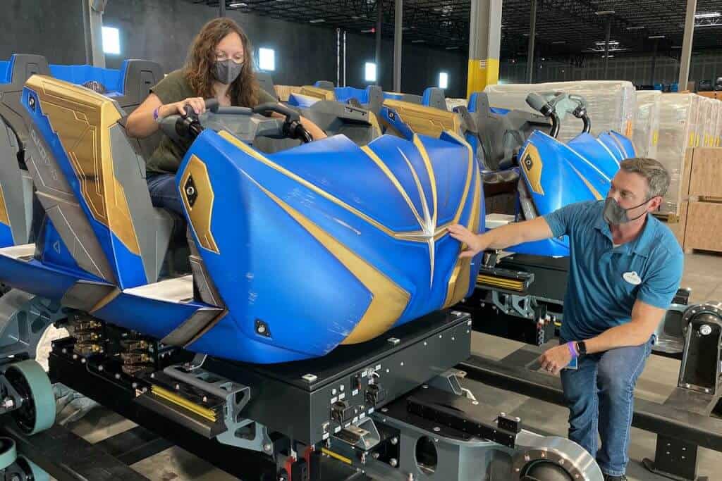 Guardians of the Galaxy: Cosmic Rewind Coaster
