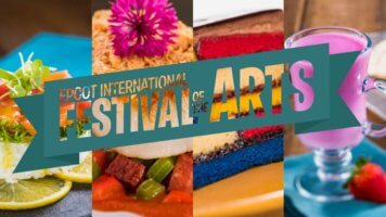 EPCOT International Festival of the Arts with Food Background
