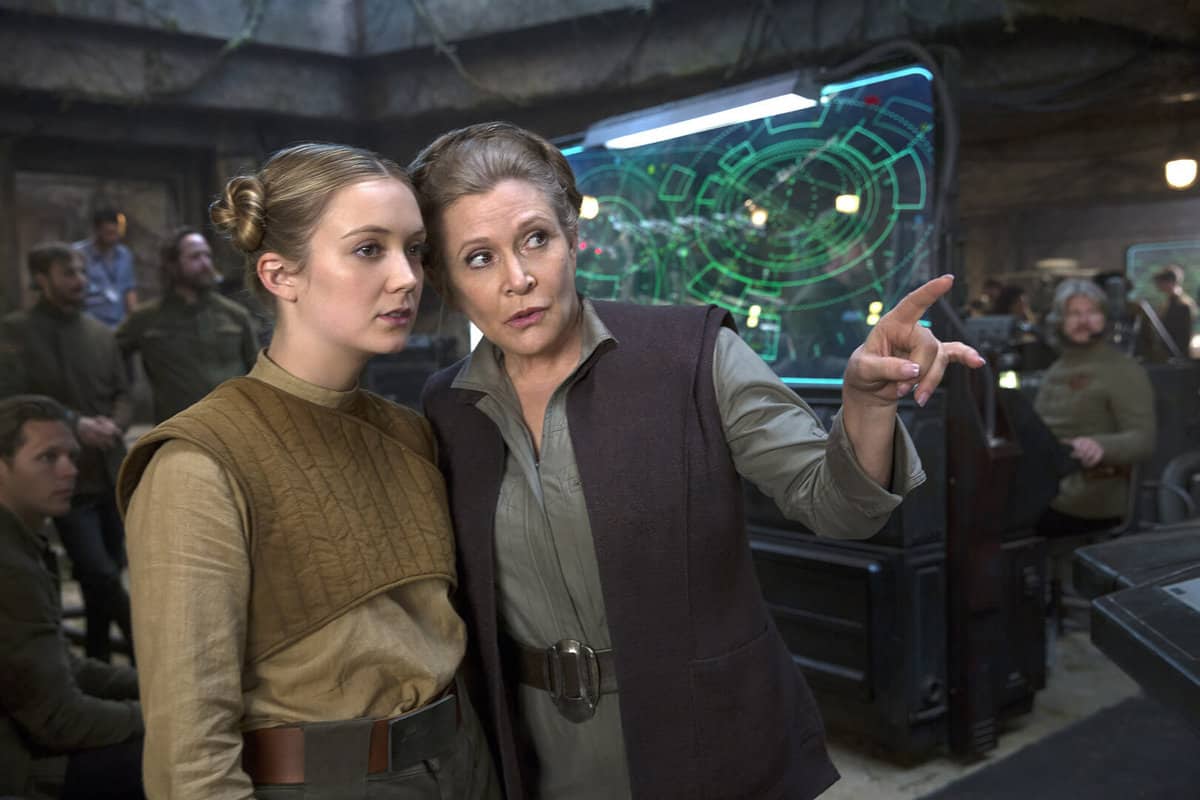 billie lourd and carrie fisher the force awakens