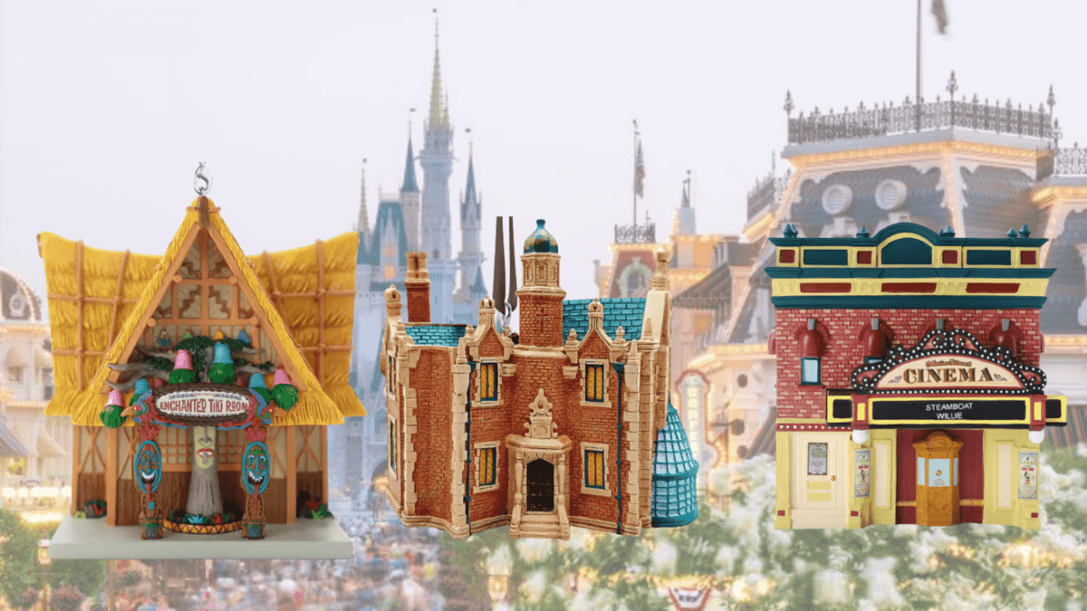 Disney attractions ornaments