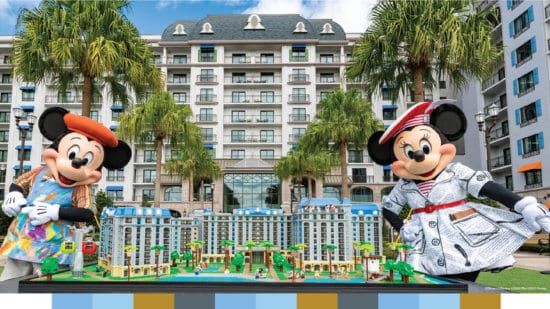 LEGO model of Disney's Riviera Resort