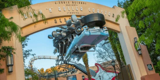Entrance to Walt Disney World's Rock 'n' Roller Coaster Starring Aerosmith