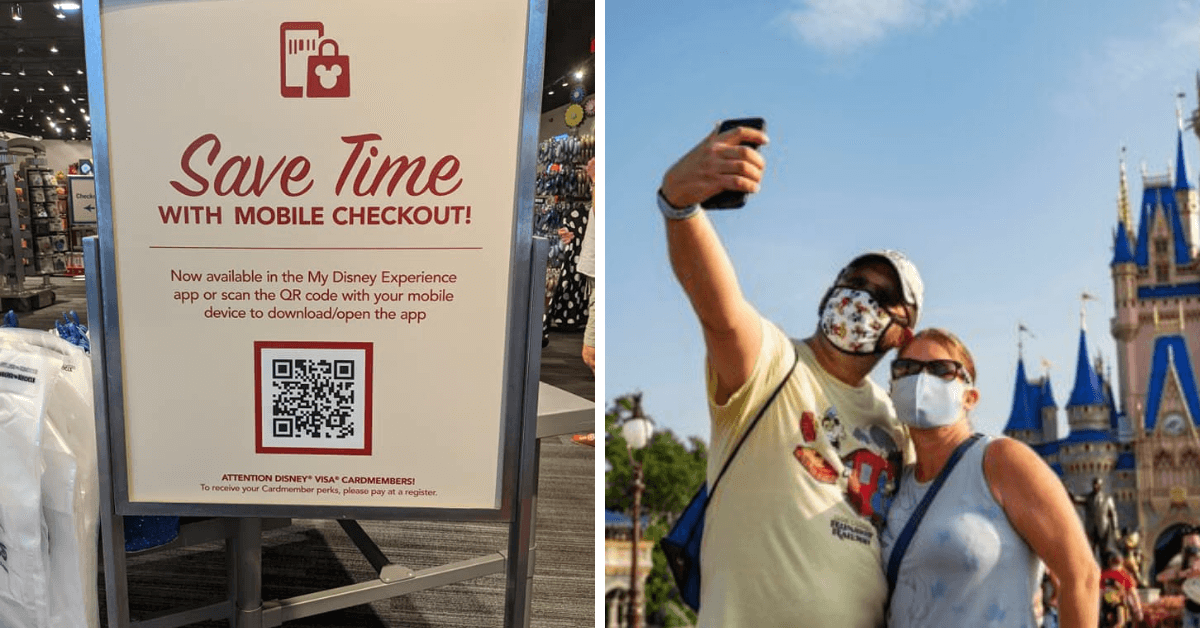 Disney mobile checkout