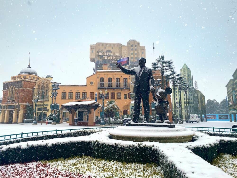 Disneyland Paris Snow