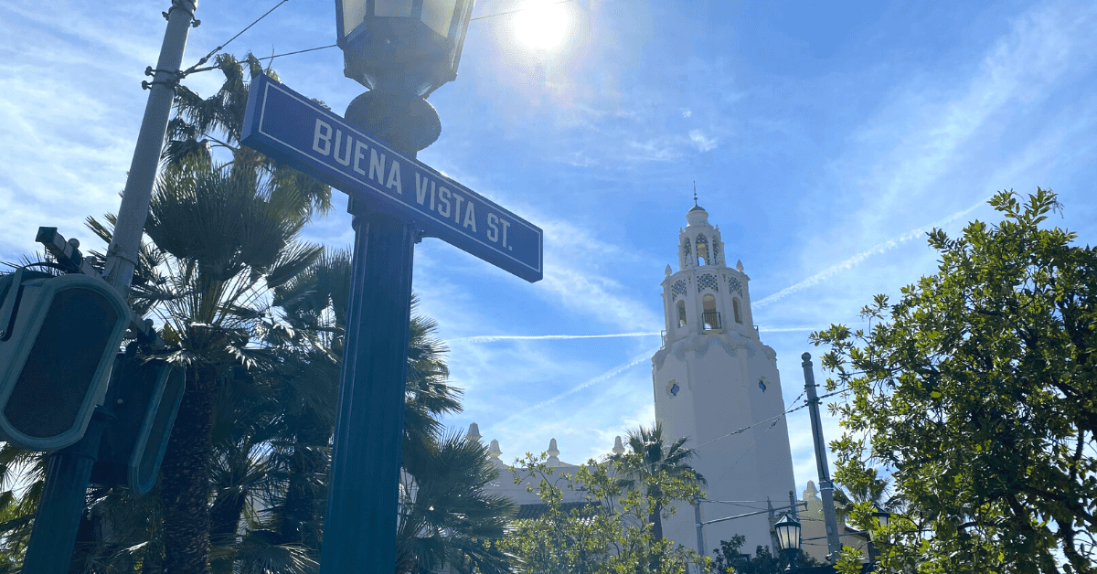 buena vista street disney california adventure
