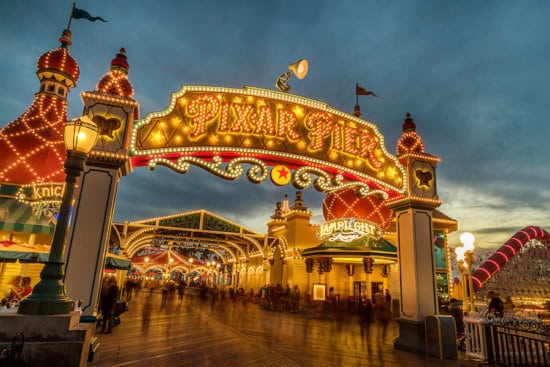 Pixar pier disney california adventure