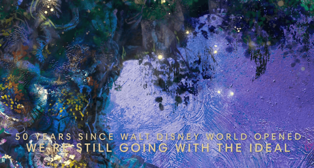 walt disney world 50th anniversary commercial