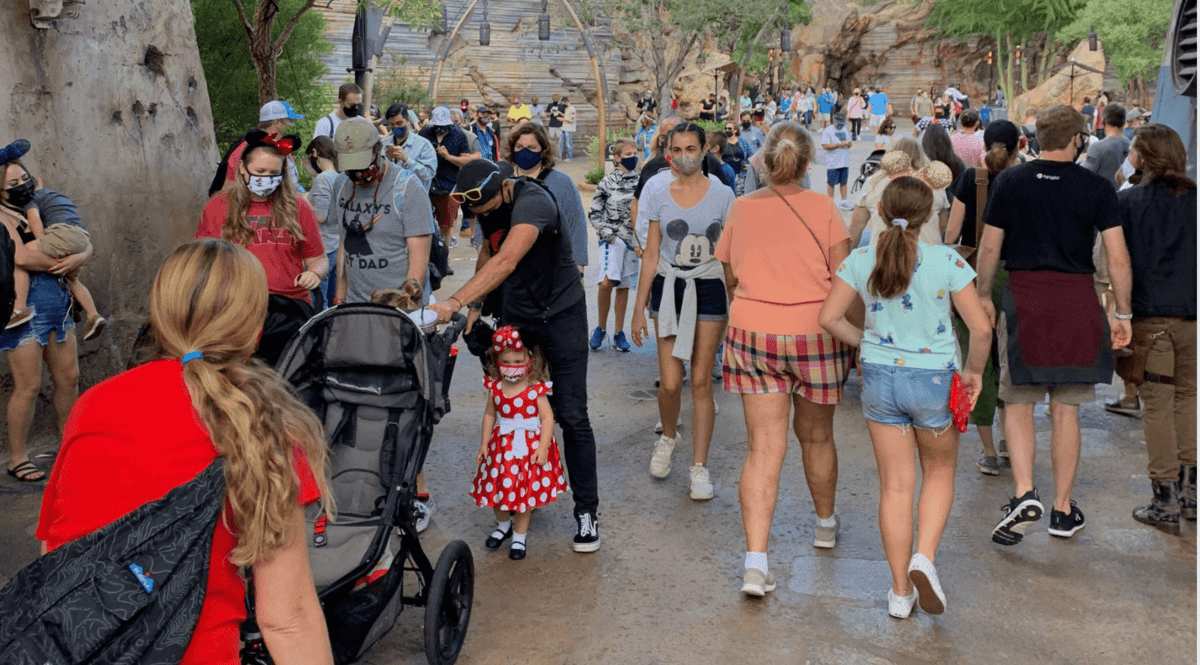disney world galaxy's edge crowd