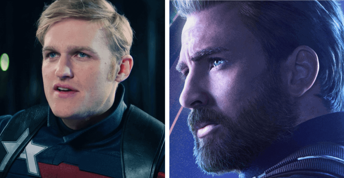 A close up of two men looking at the camera