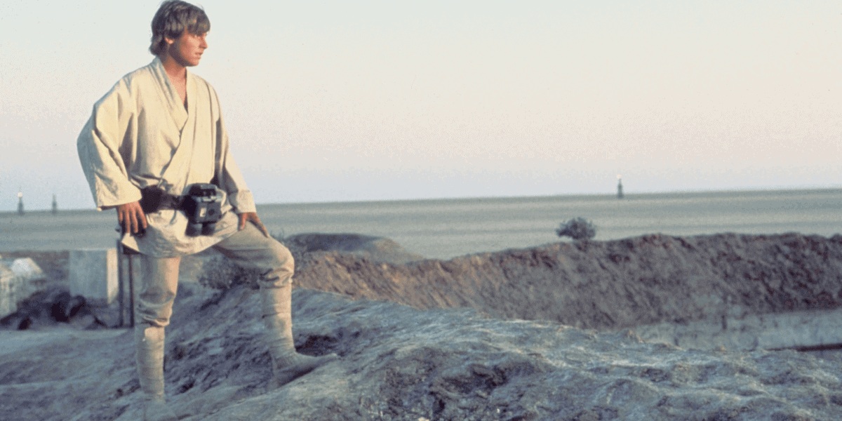 A man standing on a rock
