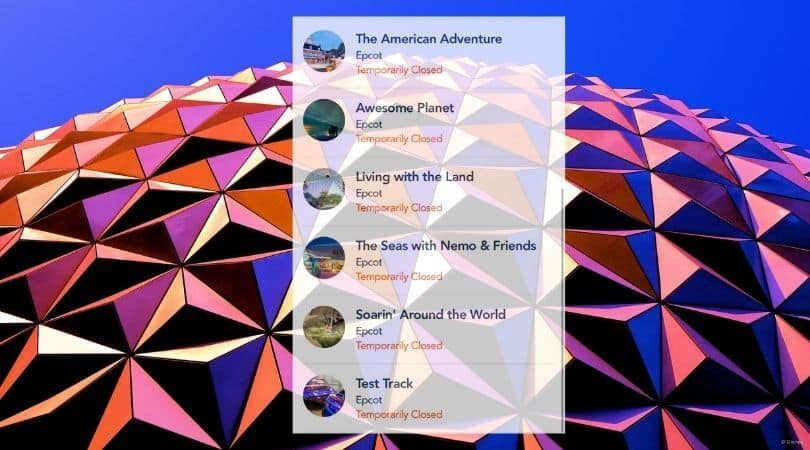 epcot rides