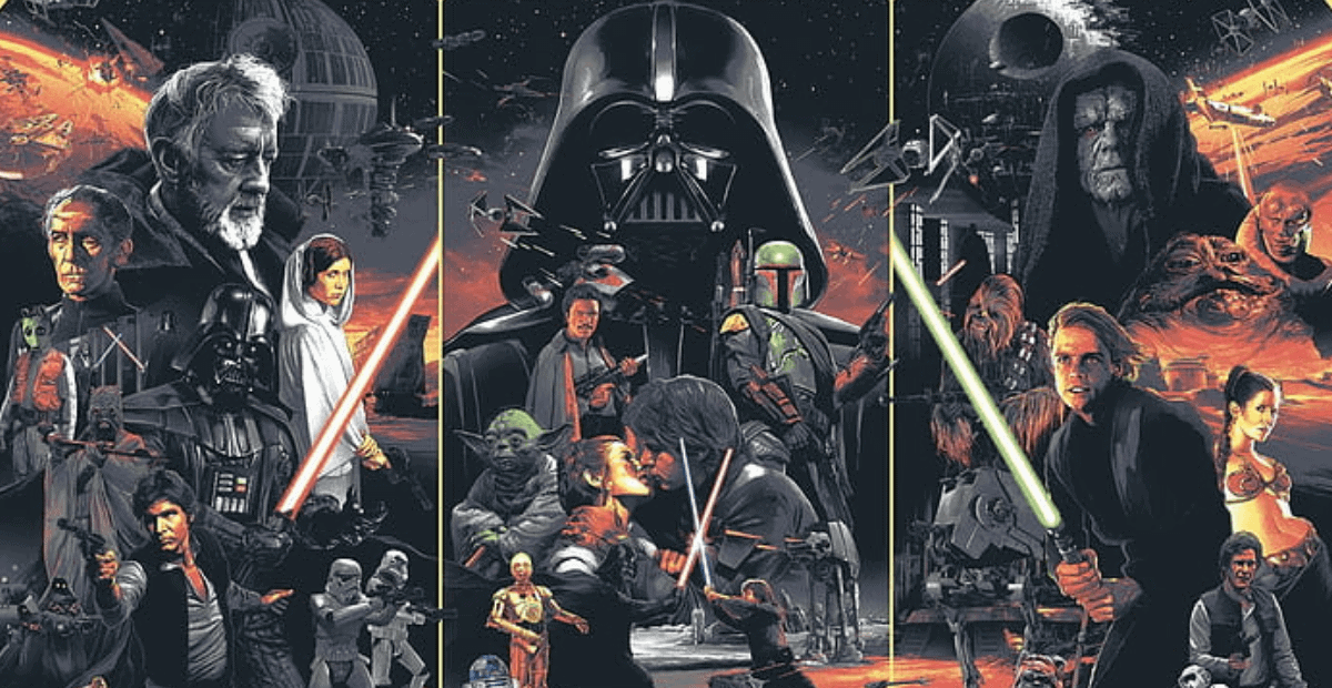 star wars character collage