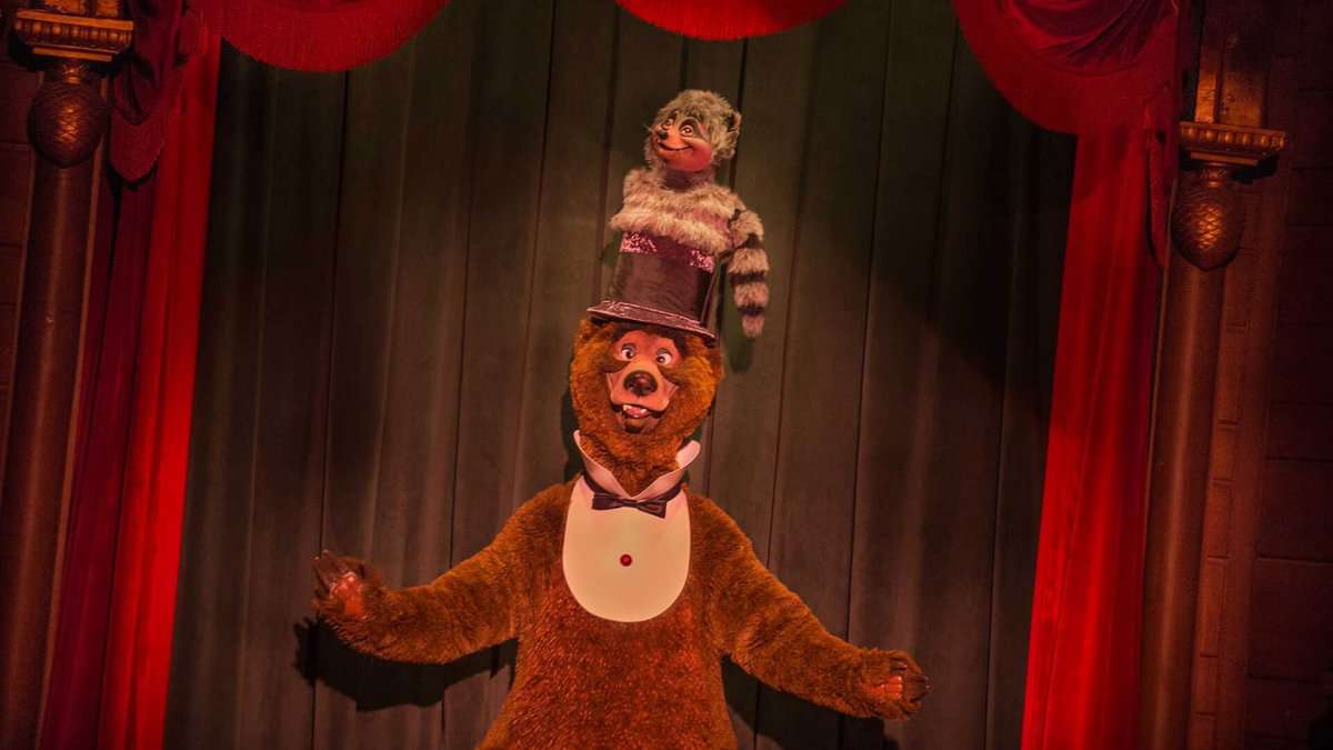Henry and Sammy at the Country Bear Jamboree