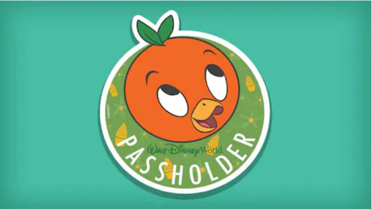 Orange Bird Magnet
