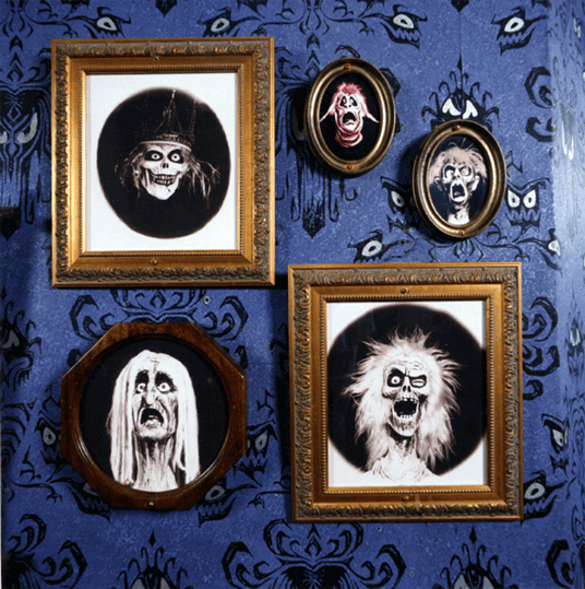 famous wall paper of the haunted mansion