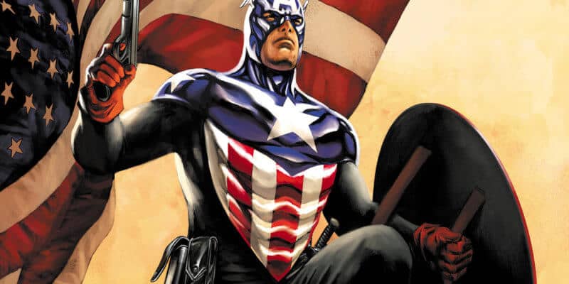 Bucky as Captain America