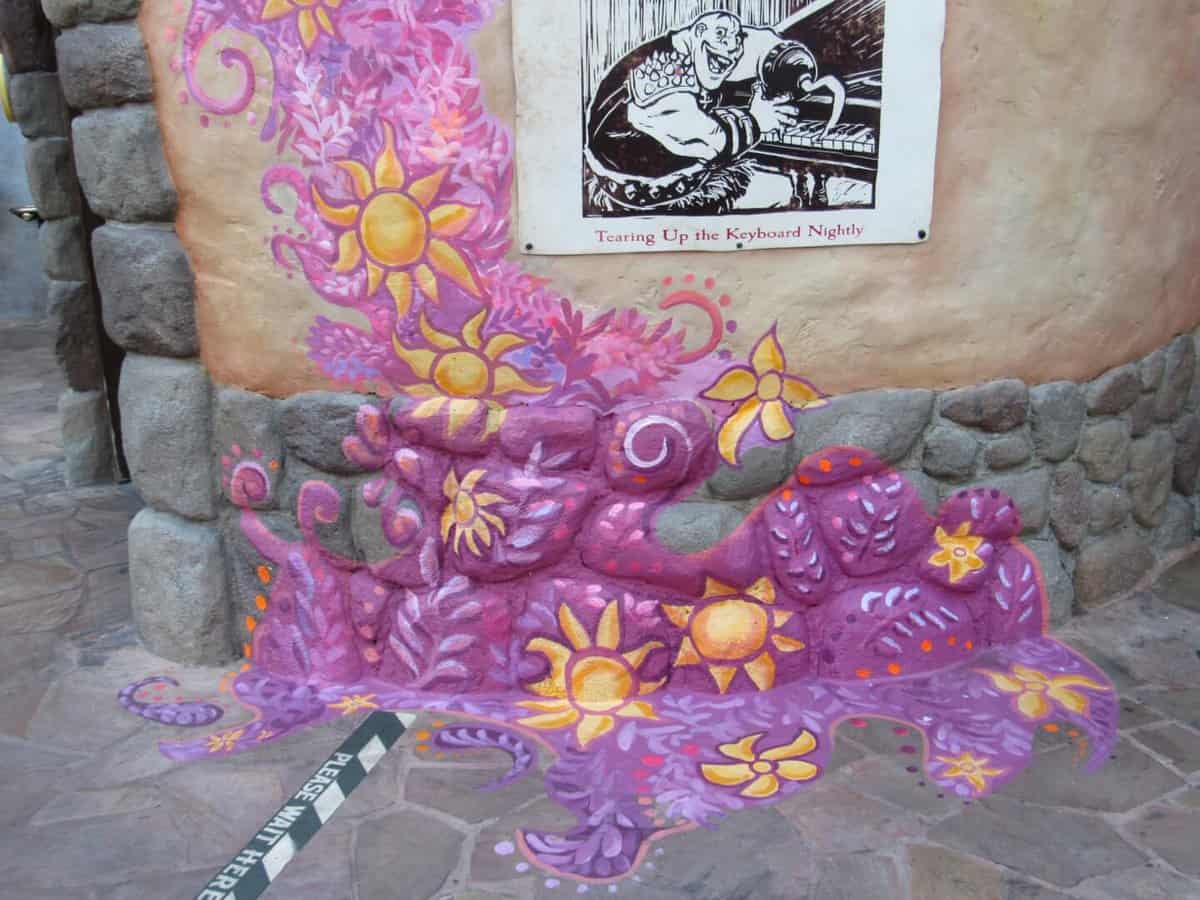 tangled area
