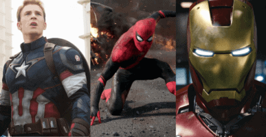 Captain America, Spiderman and Ironman