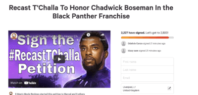 recast black panther