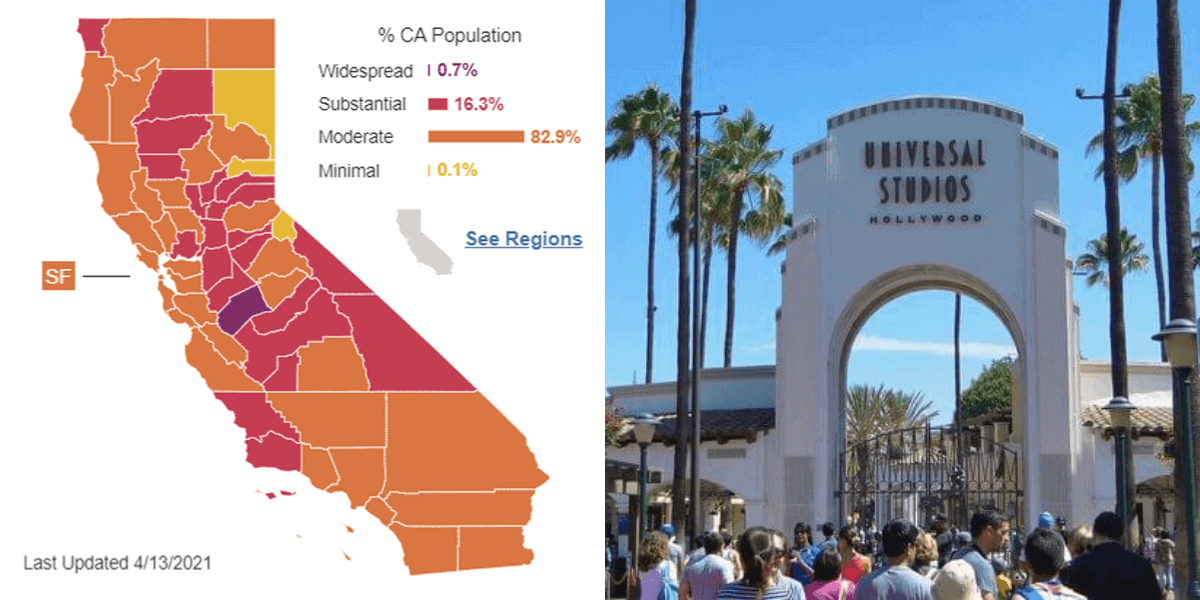 A group of people standing in front of a building